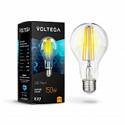 Лампа светодиодная филаментная Voltega E27 15W 2800К прозрачная VG10-A1E27warm15W-F 7104
