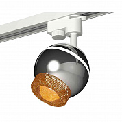 Комплект трекового светильника Ambrella light Track System XT1104005 PSL/CF серебро полированное/кофе (A2520, C1104, N7195)
