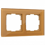 Рамка Werkel Favorit на 2 поста бронзовый WL01-Frame-02 4690389098598