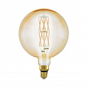 Лампа светодиодная диммируемая Eglo E27 8W 2100K янтарь 110112