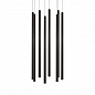 L8T747337 Люстра TUBO LED 40W 2400LM 25G ЧЕРНЫЙ 3000K