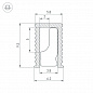 Профиль встраиваемый Arlight SL-Mini-6-H9-2000 Anod Black 044082