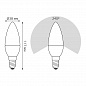 Лампа светодиодная Gauss E14 6.5W 3000К матовая 103101107