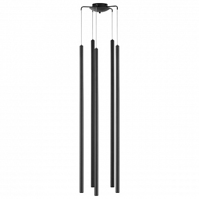 L5T747437 Люстра TUBO LED 25W 1500LM 25G ЧЕРНЫЙ 3000K