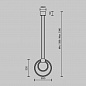 Подвесной светодиодный светильник Maytoni Link MOD357PL-L14BS3K