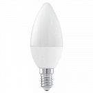 Лампа светодиодная диммируемая Eglo E14 6W 3000K матовая 11581
