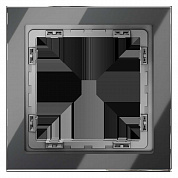 Рамка стеклянная Voltum S70 на 1 пост, (графит, стекло) VLS110107