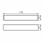 Линейный светильник Kanlux ALIN 4LED 1X120-B-NT 27420