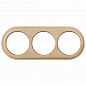 Рамка Werkel Legend на 3 поста светлый бук W0035224 4690389166587