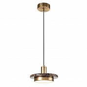 Подвесной светильник Escada 10260/1 LED*12W Brass/Brown marble
