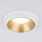 Встраиваемый светильник Elektrostandard 113 MR16 золото/белый a053343