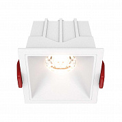 Встраиваемый светильник Maytoni Alfa LED DL043-01-10W3K-SQ-W