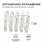 Светодиодная влагозащищенная лента Apeyron 4,8W/m 60LED/m 3528SMD красный 5M 00-04