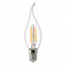 Лампа светодиодная филаментная Thomson E14 11W 2700K свеча на ветру прозрачная TH-B2079