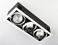 Встраиваемый светодиодный светильник Ambrella light Cardano T813 BK/CH 3*12W 4200K