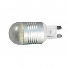 Лампа светодиодная Arlight G9 2,5W 6000K серебро AR-G9 2.5W 2360 White 220V 013730