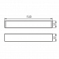 Линейный светильник Kanlux ALIN 4LED 1X150-W-NT 27425