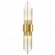 Настенный светильник Crystal Lux Atento AP2 Brass/Transparente