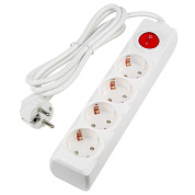 Удлинитель Uniel Ultra 4гн х 1,5м с/з S-GCU4-1,5B White UL-00010021