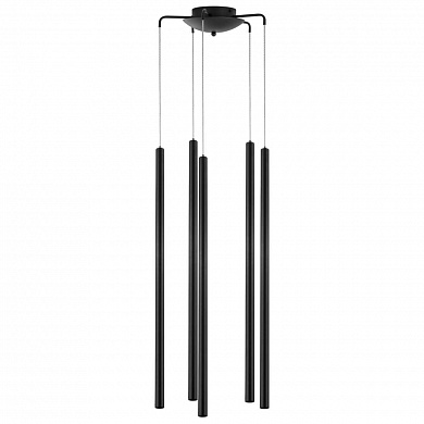 L5T747347 Люстра TUBO LED 25W 1600LM 25G ЧЕРНЫЙ 4000K