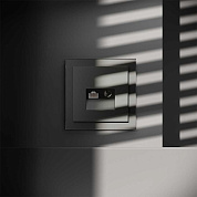 Розетка телевизионная встраиваемая S70 TV+RJ45 кат. 6, (титан) Voltum VLS060706