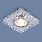 Встраиваемый светильник Elektrostandard 8391 MR16 CL/SL прозрачный/серебро a036609