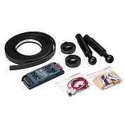 Тросовая система 5м и блок питания на 100W (max мощность ленты 18W/метр) Corda Lightstar (418005+418990+424100) 100CORDA5