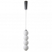 Подвесной светодиодный светильник Crystal Lux Desi SP4 Chrome/White