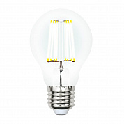Лампа светодиодная филаментная Uniel E27 10W 4000K прозрачная LED-A60-10W/NW/E27/CL PLS02WH UL-00002626