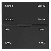Беспроводная смарт панель-выключатель ДУ iLedex Technical Vision SP 48V-4-BK