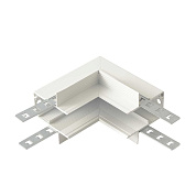 Внутренний соединитель угловой для встраиваемого магнитного шинопровода для ГКЛ12,5 мм Crystal Lux CLT 0.223 13 WH