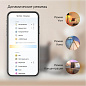 Лампа светодиодная диммируемая филаментная Gauss Smart Home Filament E14 4,5W 2000-6500K прозрачная 1250112