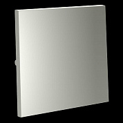 Клавиша для выключателя/переключателя одноклавишного S70 (сталь) Voltum VLS000105