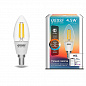 Лампа светодиодная диммируемая филаментная Gauss Smart Home Filament E14 4,5W 2000-6500K прозрачная 1250112