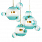 Подвесная светодиодная люстра Loft IT Bolle 2027-D3 Blue