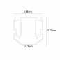Профиль для накладного магнитного шинопровода Arte Lamp LINEA-ACCESSORIES A620205
