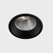 Встраиваемый светодиодный светильник Italline IT08-8035 black 3000K