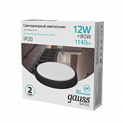 Настенно-потолочный светодиодный светильник Gauss Hall 193411312