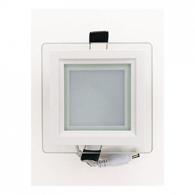 Встраиваемый светодиодный светильник Elvan VLS-705SQ-6W-WH-Wh