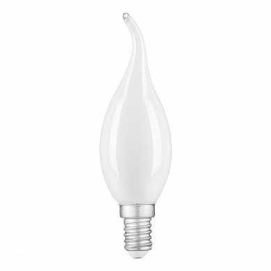 Лампа светодиодная филаментная диммируемая Gauss E14 9W 3000К матовая 104201109-D