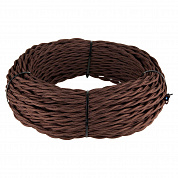 Ретро кабель Werkel витой трехжильный 2,5 мм коричневый W6453614 4690389165993