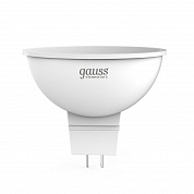 Лампа светодиодная Gauss GU5.3 5.5W 6500K матовая 13536
