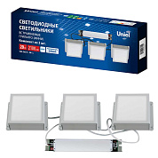Панель светодиодная Uniel ULP-1010-20W/4000K IP54 GRILYATO OPAL WHITE KIT03