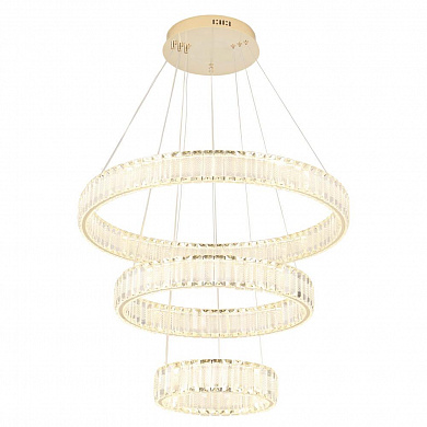 Подвесной светодиодный светильник Crystal Lux Musika SP150W Led Gold