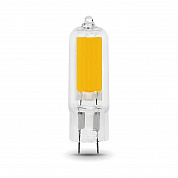 Лампа светодиодная Gauss G4 4.5W 3000K прозрачная 107807104