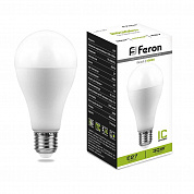 Лампа светодиодная Feron E27 30W 4000K матовая LB-130 38195