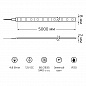 Светодиодная лента Gauss 4,8W/m 60LED/m 2835SMD зеленый 5M 312000605