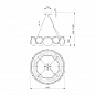 Подвесная люстра Bogates Galicia 353/6 Smart