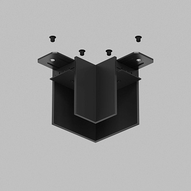 Угловой соединитель для шинопровода Denkirs Smart Base TR2102-BK