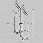 Трековый светодиодный светильник Maytoni Technical Magnetic Exility Elti Duo TR005-2-2X12W3K-BW